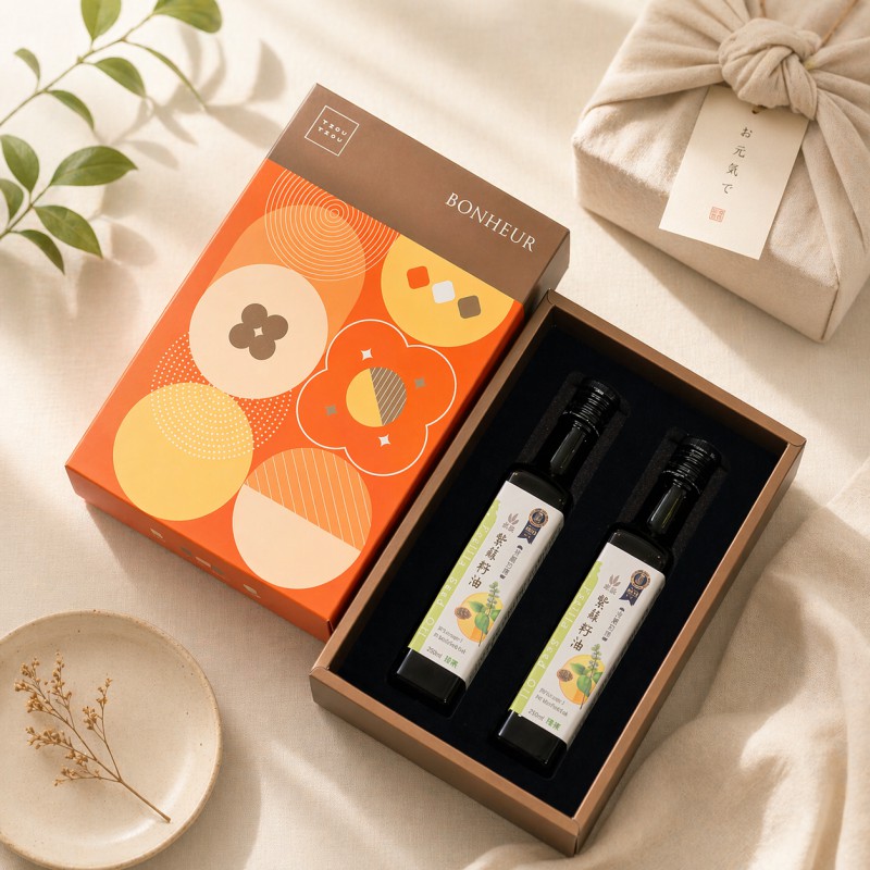 【穀穀】冷壓初榨紫蘇籽油250ml雙入禮盒組